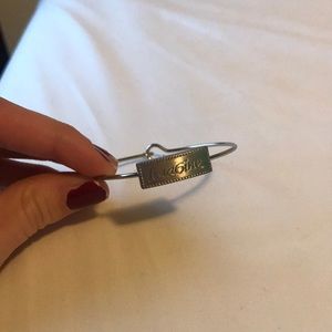silver “imagine” bracelet